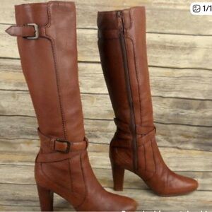 Cole Haan | Nike Air calf leather knee-high boots 6